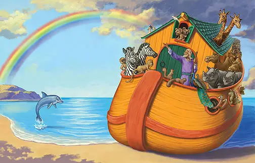 Cuentos infantiles de la biblia. El Arca de Noé