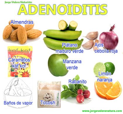 dieta para adenoides