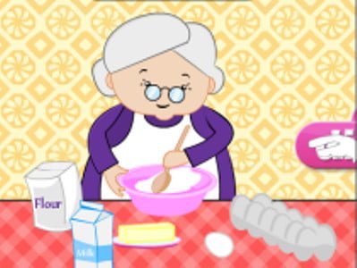 abuela cocinando
