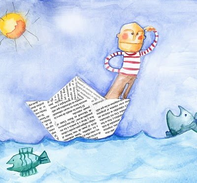 Poemas cortos de barcos para niños