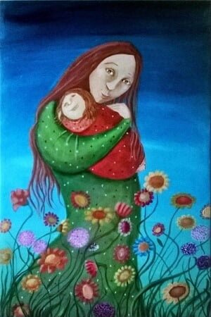 Madre - Ilustración de Anna Burighel