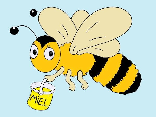 Las abejas y la miel - Cuento infantil corto