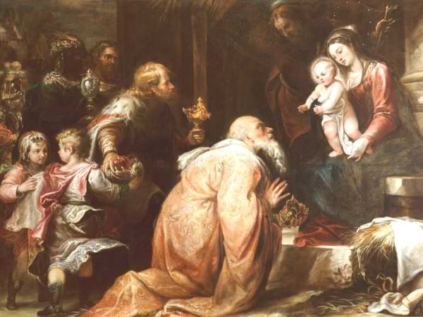 Adoración de los Reyes Magos - Francisco Rizi