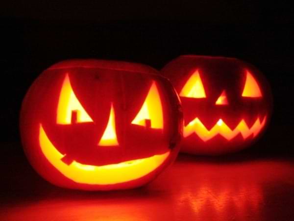 Calabazas con formas aterradoras para Halloween