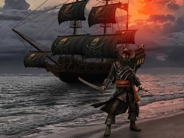 El pirata Seisdedos y el valiente leñador - Cuento de piratas