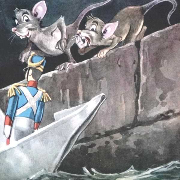 Enormes ratas cuyos dientes rechinaban veían pasar al marinero