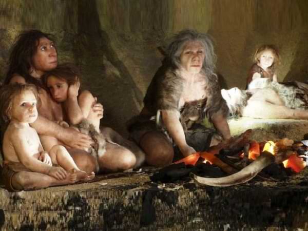 Familia prehistórica - Cuento sobre la vida