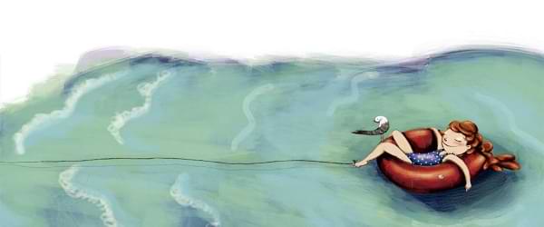 Mi amigo el mar - Ilustración de Caru Grossi