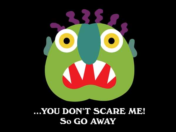The scary monster - Cuento en inglés